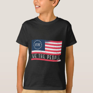 1776 Wir das Volk Unabhängigkeitstag 4. Juli Fl T-Shirt