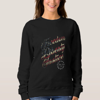 1776 Wir Die patriotische amerikanische Volksverfa Sweatshirt