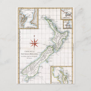 1787 New Zealand Karte