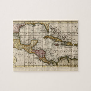1790 Map of The West Indies by Dilly and Robinson Puzzle