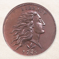 1793 flüssiger Haar-großer Cent