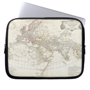 1794 Anville-Karte der antiken Welt Laptopschutzhülle