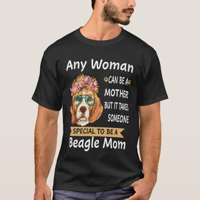 179 Besonderes für die Mama eines Beagle T-Shirt (Vorderseite)