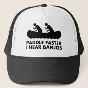 $17,95 Paddel schneller höre ich Banjo-Hut Truckerkappe
