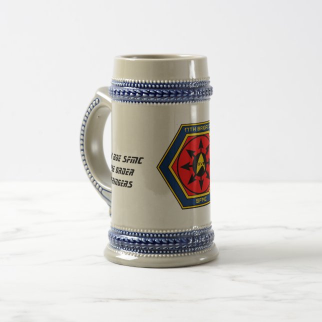 17. BDE Stein Bierglas (Vorderseite Links)