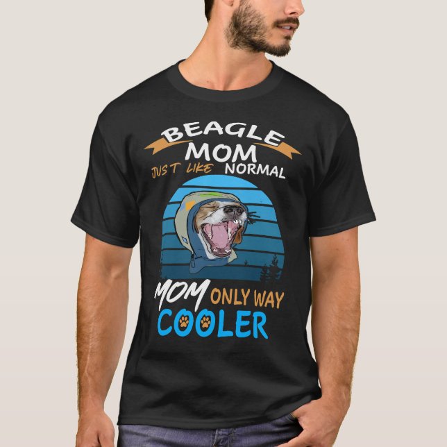 17 Beagle Mama Cooler T-Shirt (Vorderseite)