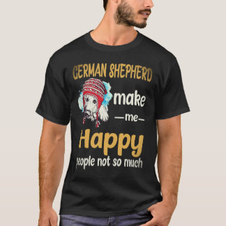 17 Deutsche Schäferhunde machen mich glückliche Me T-Shirt