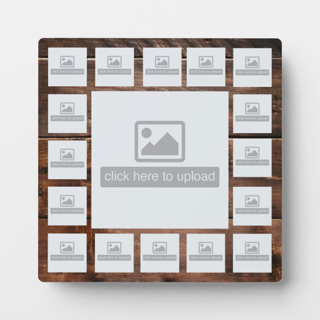 17 Eigenes Foto Holz Fotoplatte (Vorderseite)