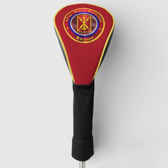 17. Feldartilleriebrigade „Thunderbolt“ Golf Headcover (Vorderseite)