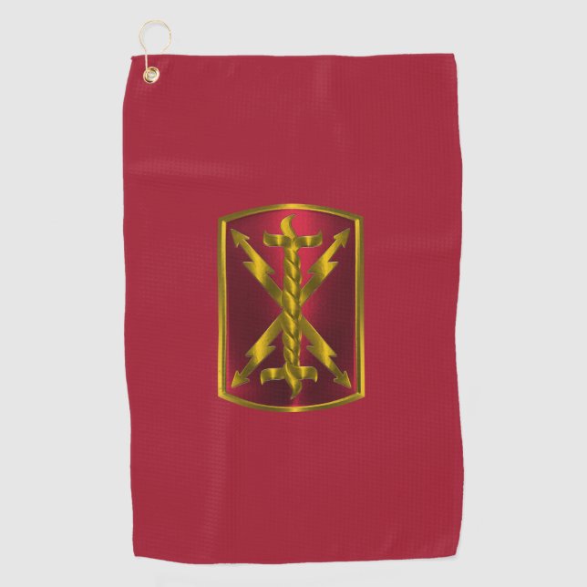17. Feldartilleriebrigade „Thunderbolt“ Golfhandtuch (Vorderseite)