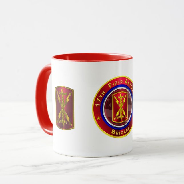 17. Field Artillery Brigade "Thunderbolt" Tasse (Vorderseite Links)
