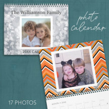 17-Foto-Collage mit farbenfrohen Mustern