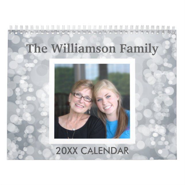 17 FotoCollage mit bunten Mustern Kalender (Titelbild)