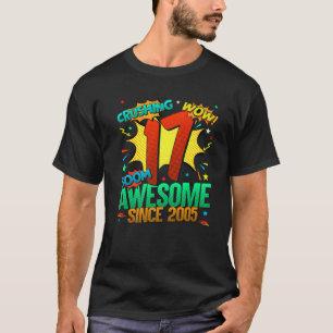 17. Geburtstag Comic Stil Phantastisch seit 2005 1 T-Shirt