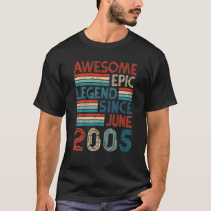 17. Geburtstag gibt Phantastische epische Legende  T-Shirt