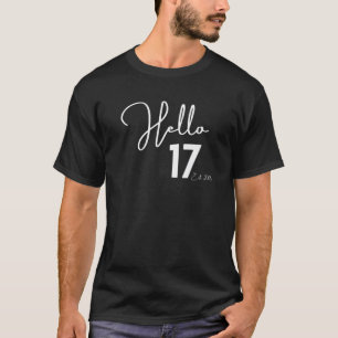 17. Geburtstag Hallo Sevenn Hallo 17 Est. 2005 T-Shirt