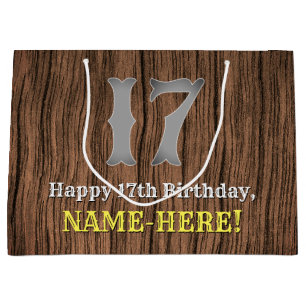 17. Geburtstag: Inspirierter Country Western Look, Große Geschenktüte