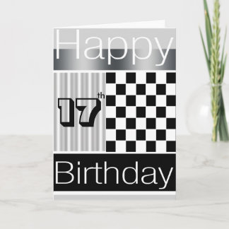 17. Geburtstag Karte