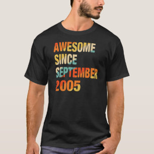 17. Geburtstag Phantastisch Seit September 2005 17 T-Shirt