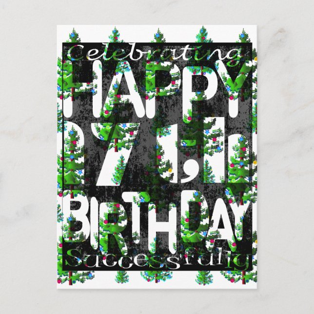 17. Geburtstag Postkarte (Vorderseite)