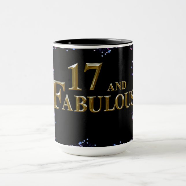17. Geburtstag Tasse (Zentrum)