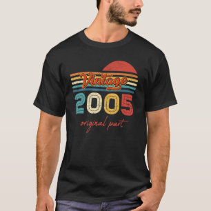 17 Geburtstag Vintag 2005 Ursprünglicher Teil 17 J T-Shirt