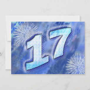 17. Geburtstags-Party Einladung