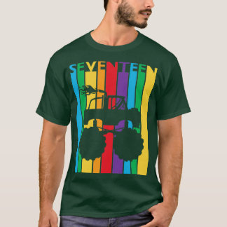 17. Geburtstagsgeschenk Sieben Monster Truck 17 Ja T-Shirt
