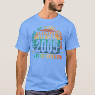 17. Geburtstagsgeschenkboys Vintag 2005 17 Jahre a T-Shirt