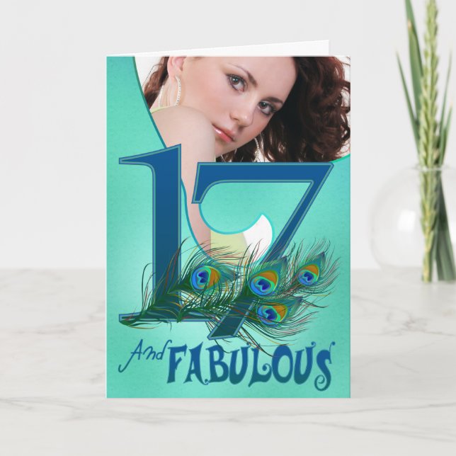 17. Geburtstagskarte Karte (Vorderseite)