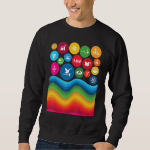 17 Globale Ziele für Nachhaltige Entwicklung Sweatshirt