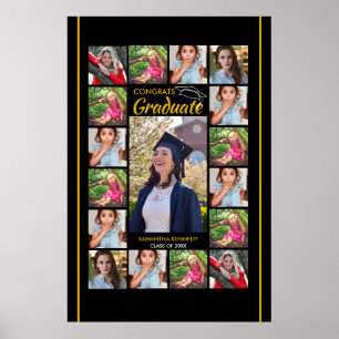 17 Glückwunsch von Fotomaterial Vorlage Graduate 2 Poster