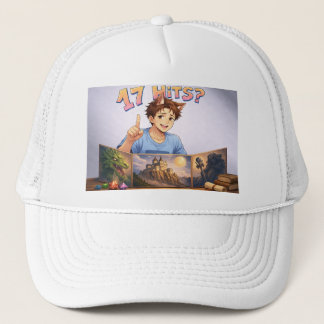 17 HITS? Funny RPG Anime T-Shirt | Dungeon Master  Truckerkappe