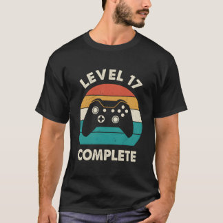 17. Hochzeitstag für Level 17 Abgeschlossen T-Shirt