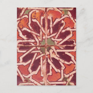 17:Isnik Tile, 16. Jahrhundert Postkarte