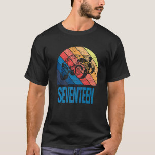 17 Jahre alt 17. Geburtstag Monster Truck Boys Gir T-Shirt