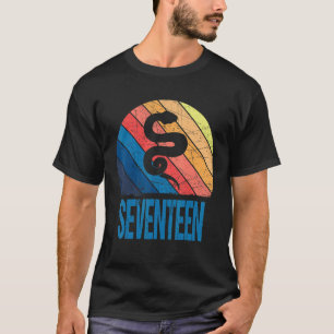 17 Jahre alt 17. Geburtstag Schlange Reptile Jungs T-Shirt