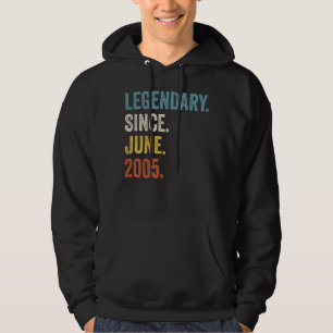 17 Jahre alte Legendärin seit Juni 2005 17. Geburt Hoodie
