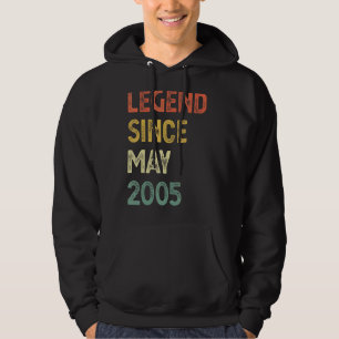 17 Jahre alte Legende seit Mai 2005 17. Geburtstag Hoodie