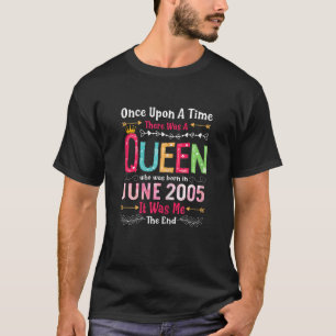 17 Jahre alte Mädchen 17. Geburtstagskäste Juni 20 T-Shirt