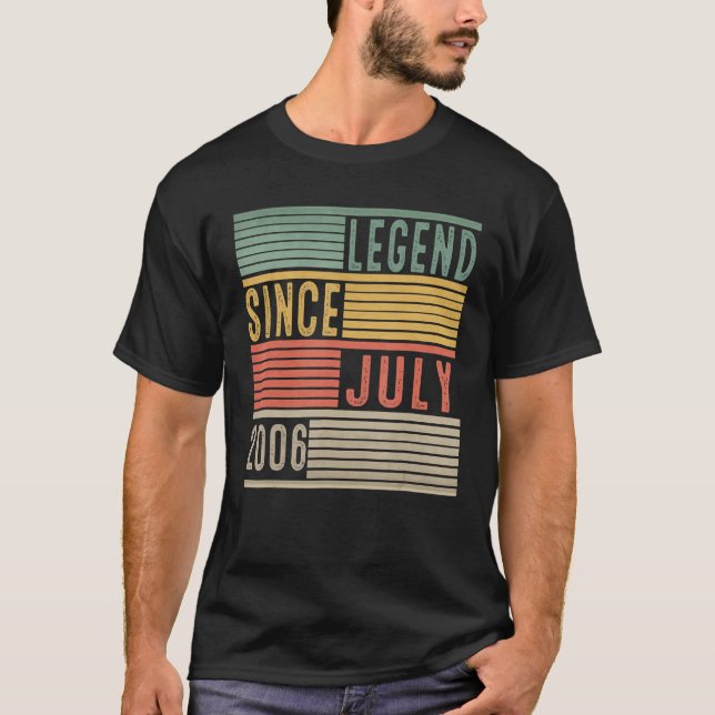 17 Jahre alter Teenager Legend seit Juli 2006 17th T-Shirt (Vorderseite)
