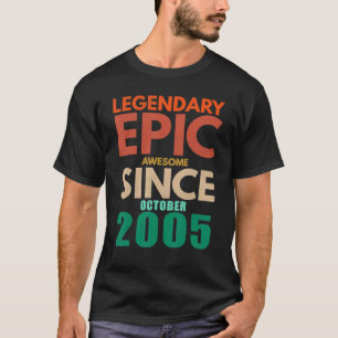 17 Jahre alter Witz Phantastisch seit Oktober 2005 T-Shirt