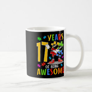 17 Jahre Awesome Geburtstag Dabbing Autismus Kaffeetasse