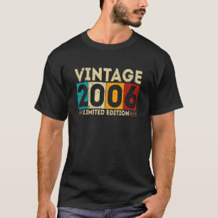 17 Jahre Vintag 2006 17. Geburtstag T-Shirt