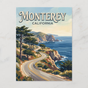 17-Mile Drive Monterey Kalifornien Postkarte