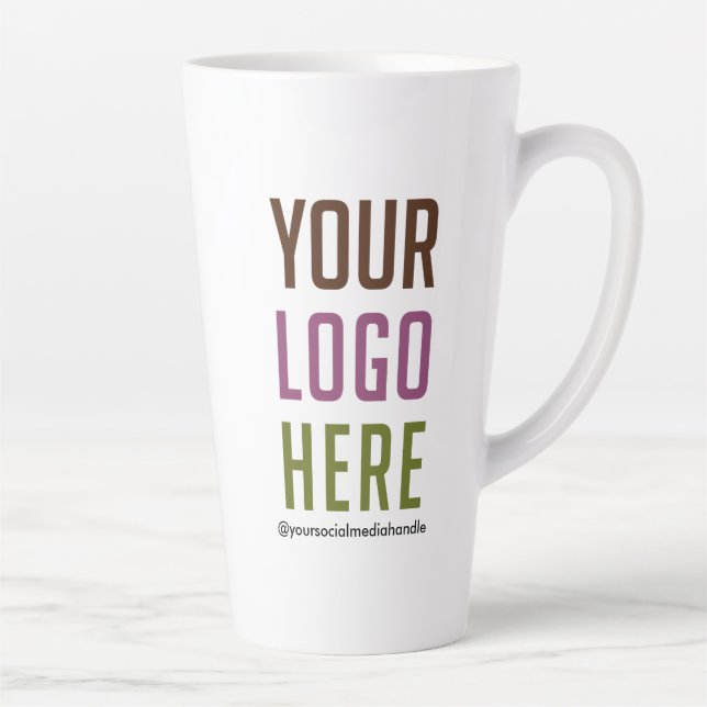 17 oz Custom Tall Latte Tasse mit Logo No Minimum (Rechts)