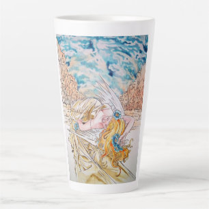 17 oz Latte Tasse - Shades of Angels Buchsammlung