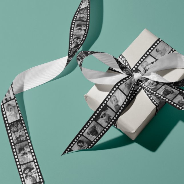 17 Schwarz-Weiß-Foto-Film Strip-Satin-Band Satinband (Von Creator hochgeladen)