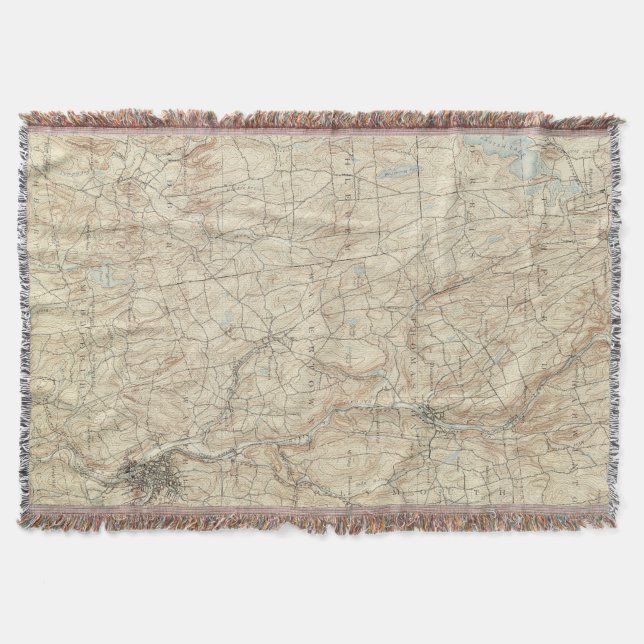 17 Waterbury Blatt Decke (Vorderseite)