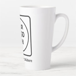 17oz Custom Logo Tall Latte No Min Promo mug Milchtasse